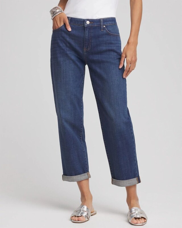 Boyfriend Crop Jeans - image 1